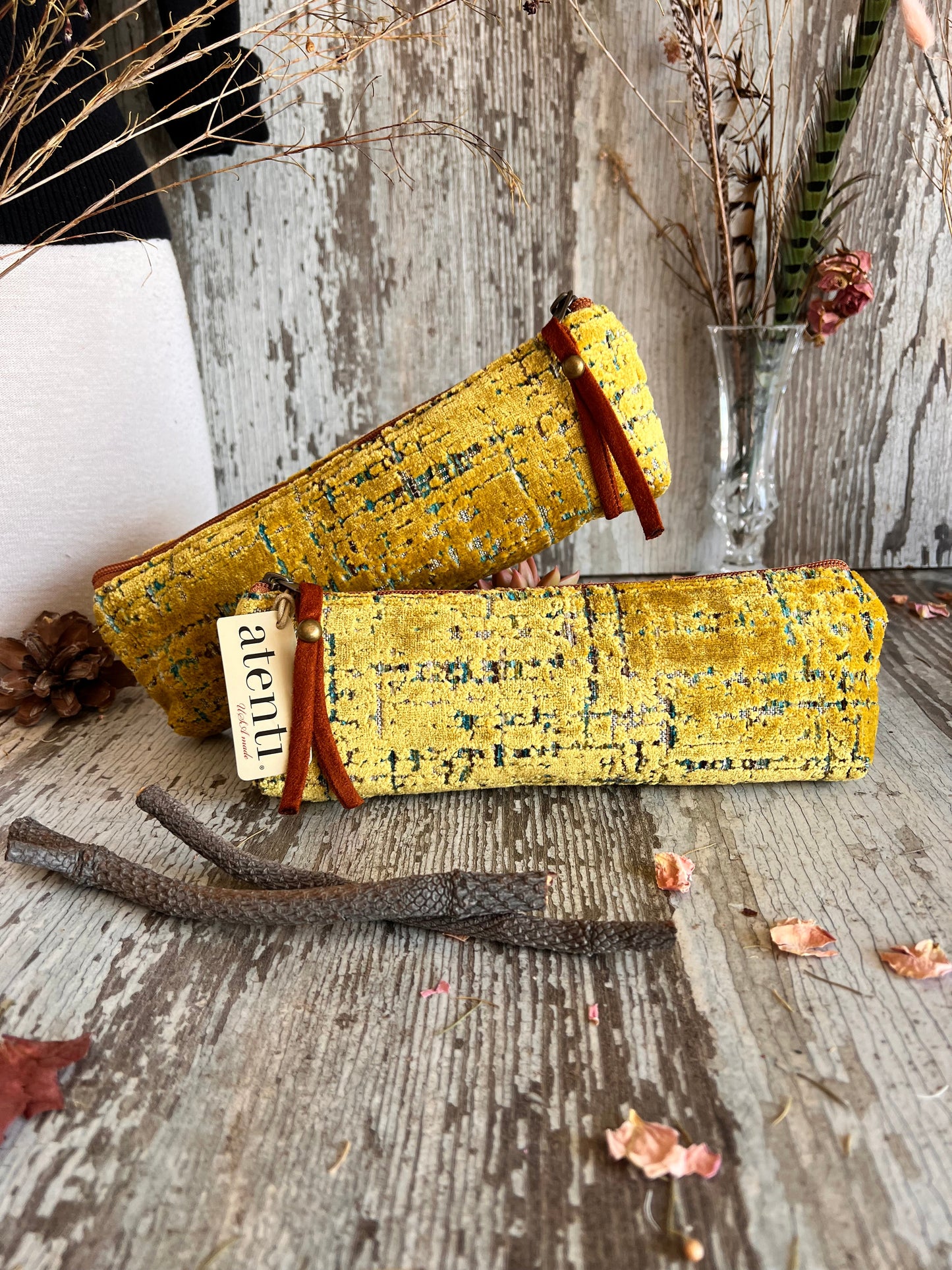 Atenti Yellow Tool Pouch