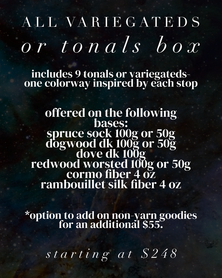 Traveling the Universe Tonals Box